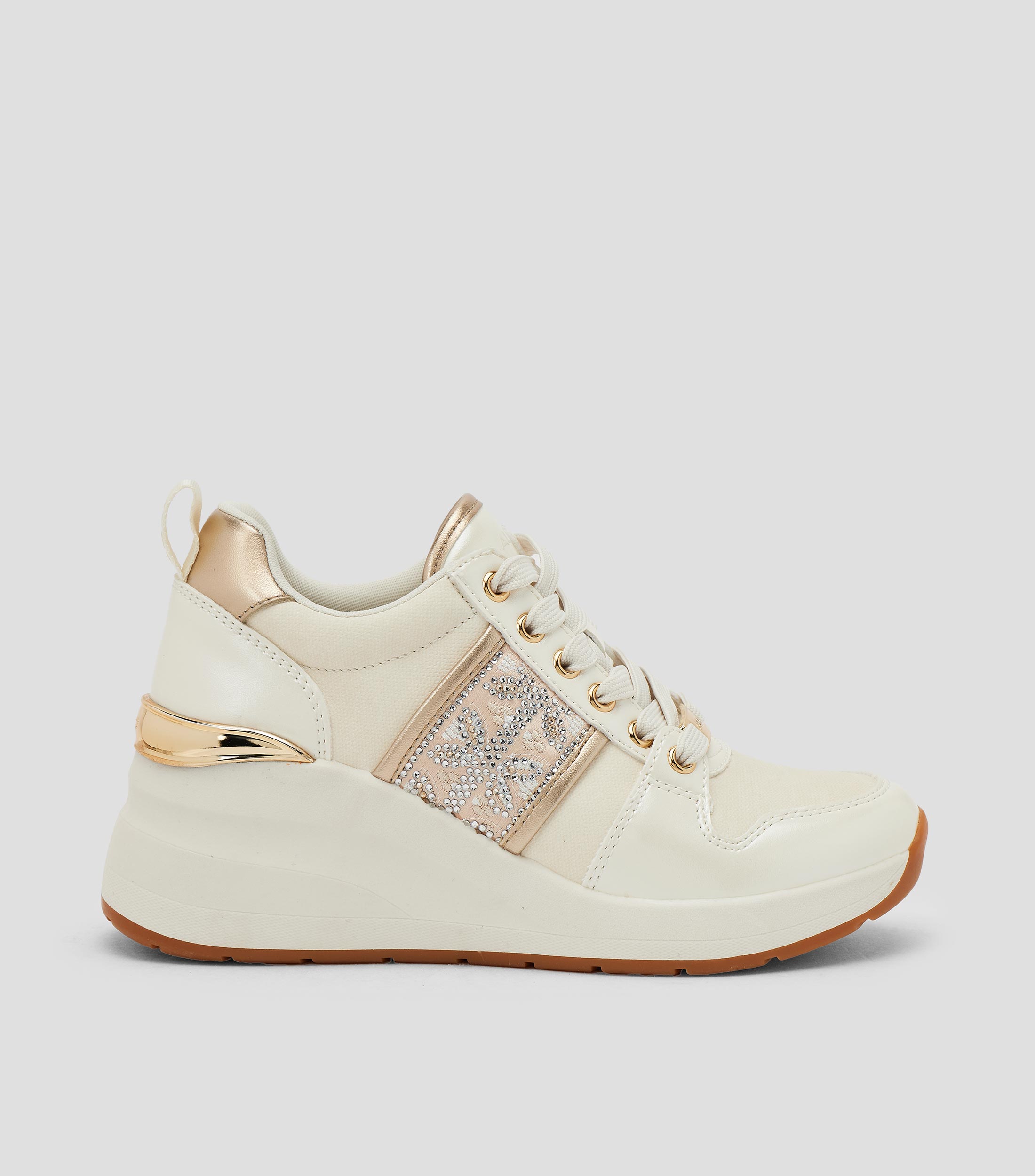 Tenis casuales con plataforma Mujer